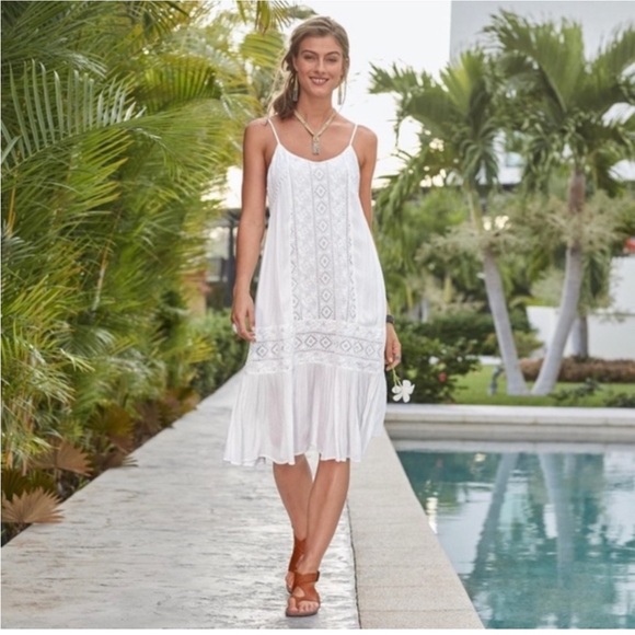 Sundance Dresses & Skirts - Sundance Magnolia Blossom Dress White - Size M